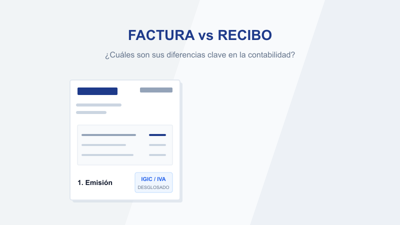 Diferencia factura recibo