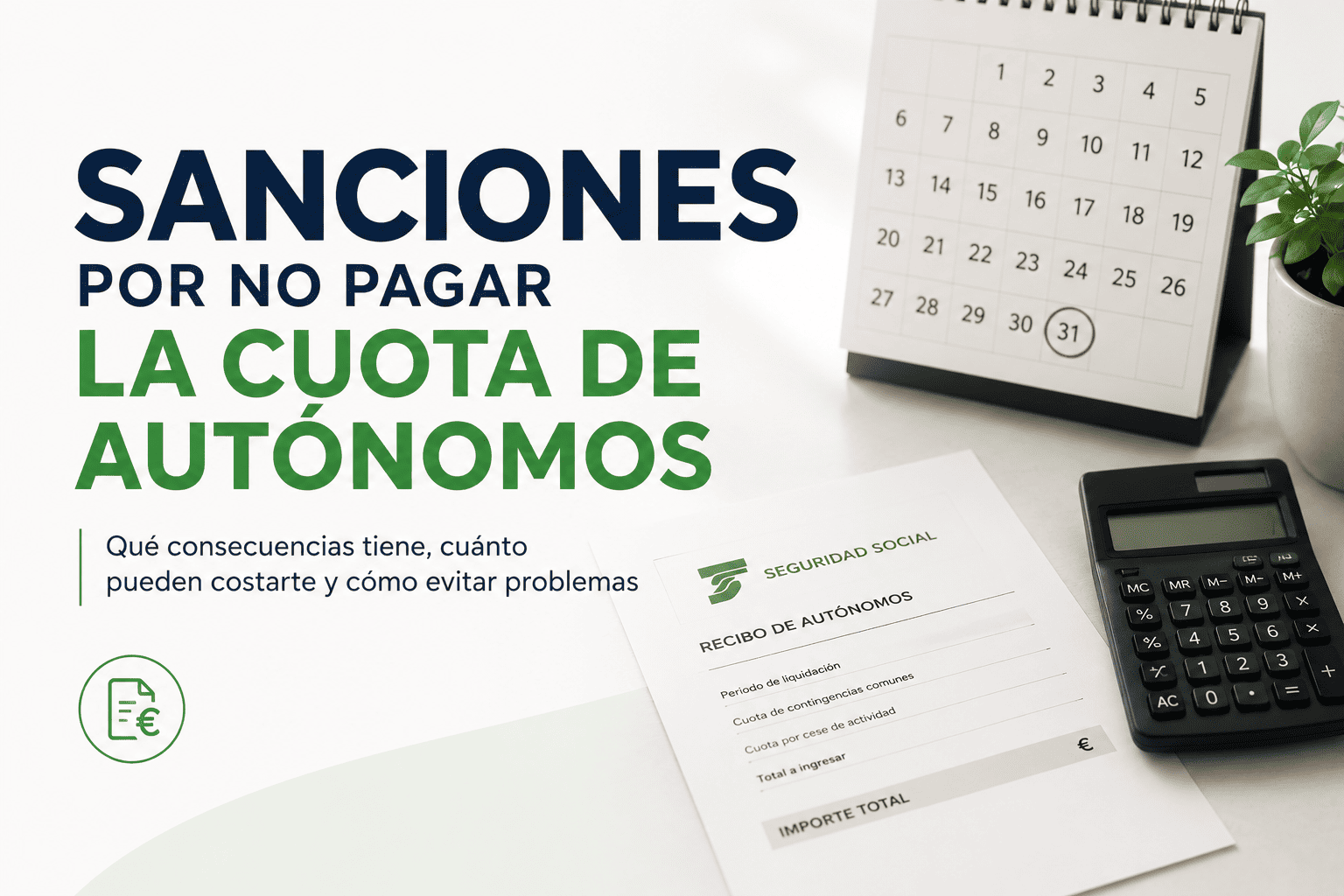 No pagar cuota autónomos