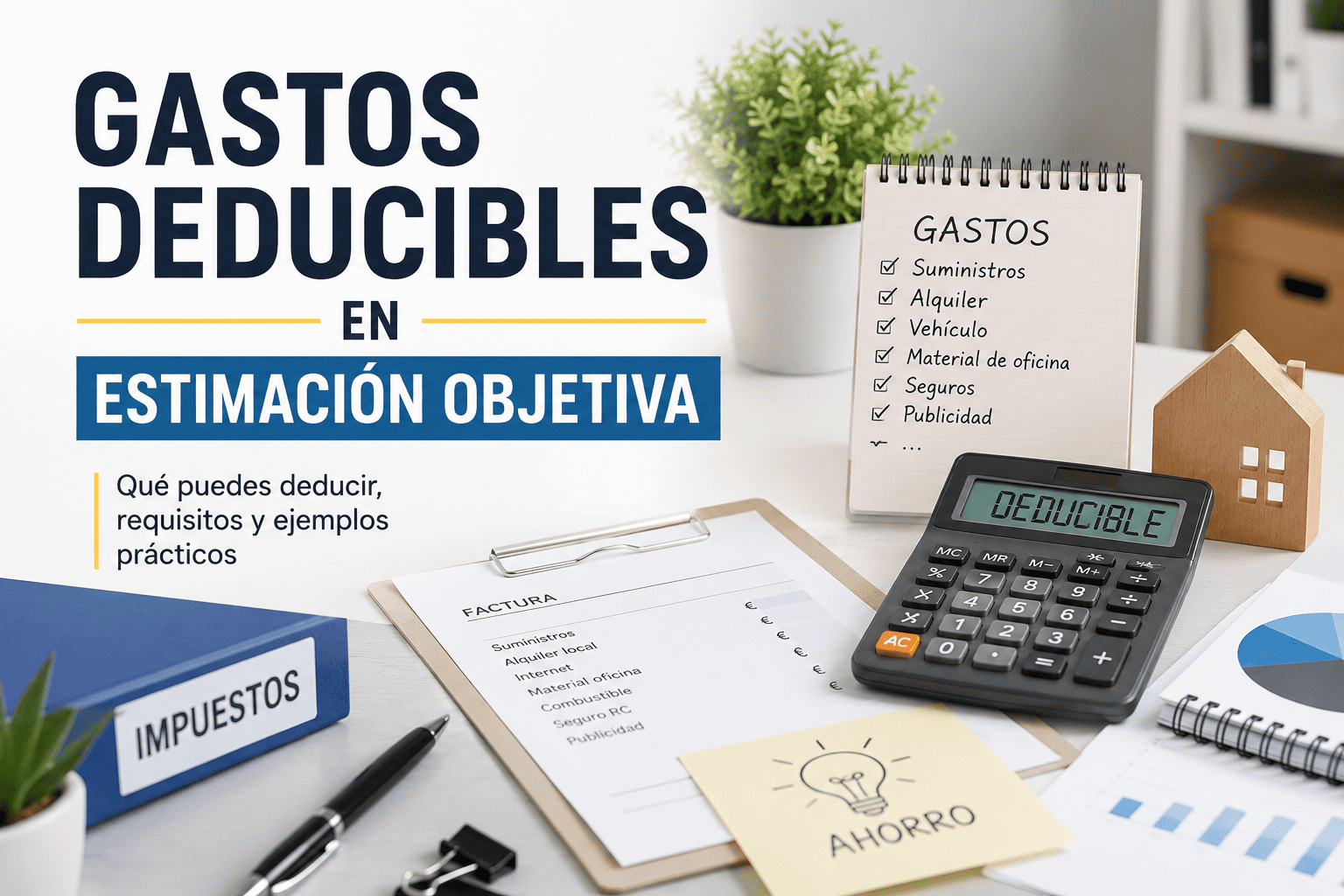 Gastos deducibles estimación objetiva