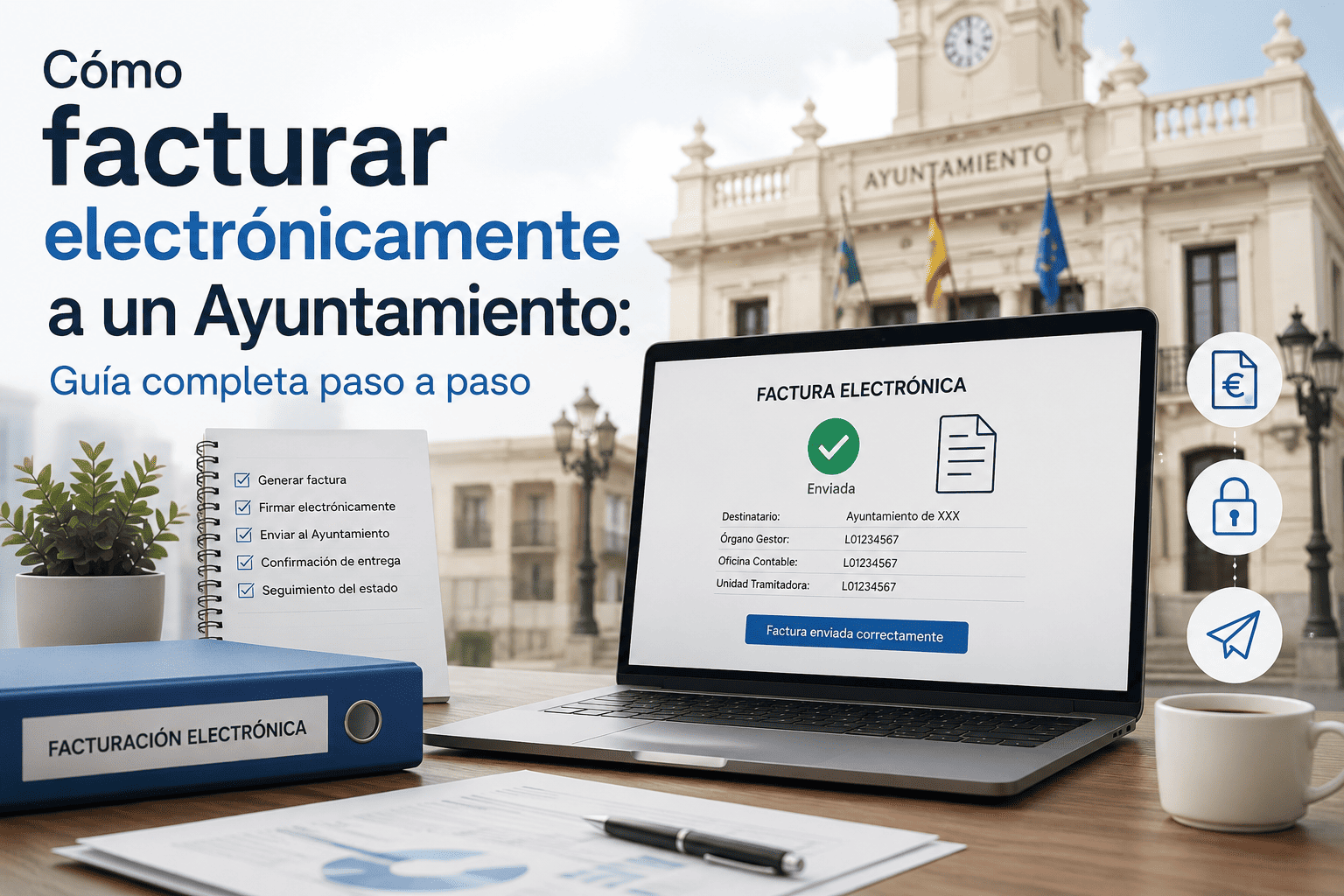 Cómo facturar electrónicamente ayuntamiento