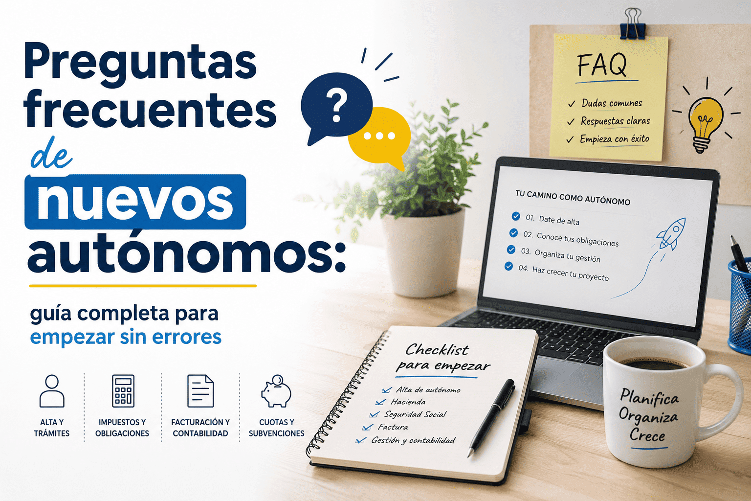 Preguntas frecuentes nuevos autónomos
