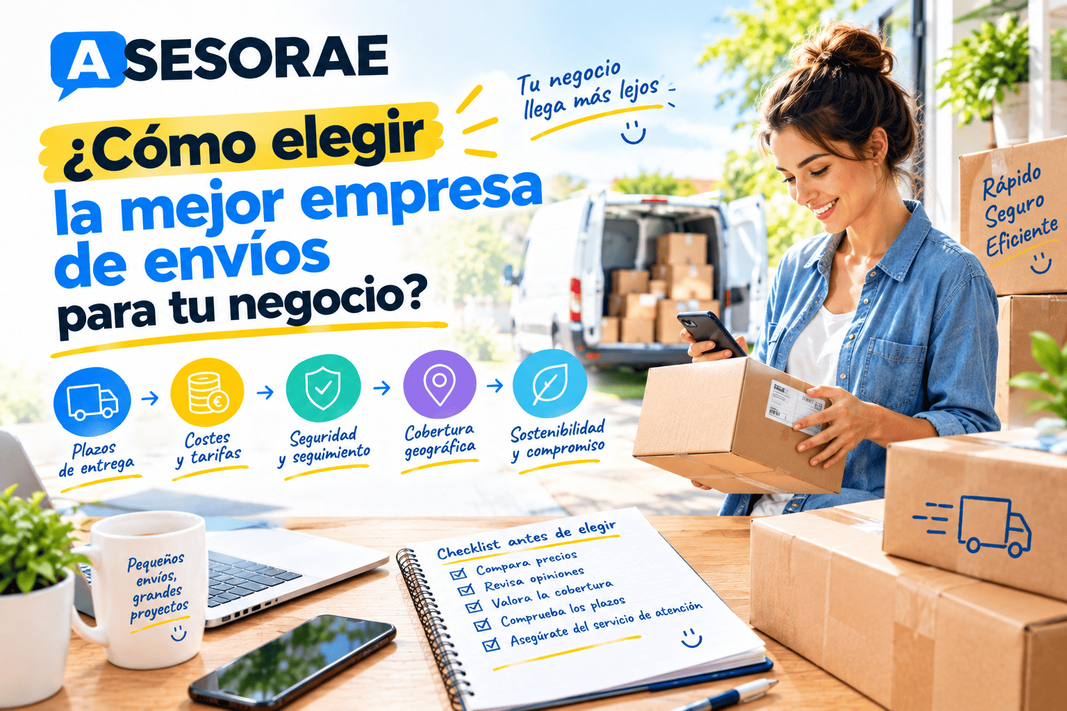Autónomos empresas envíos