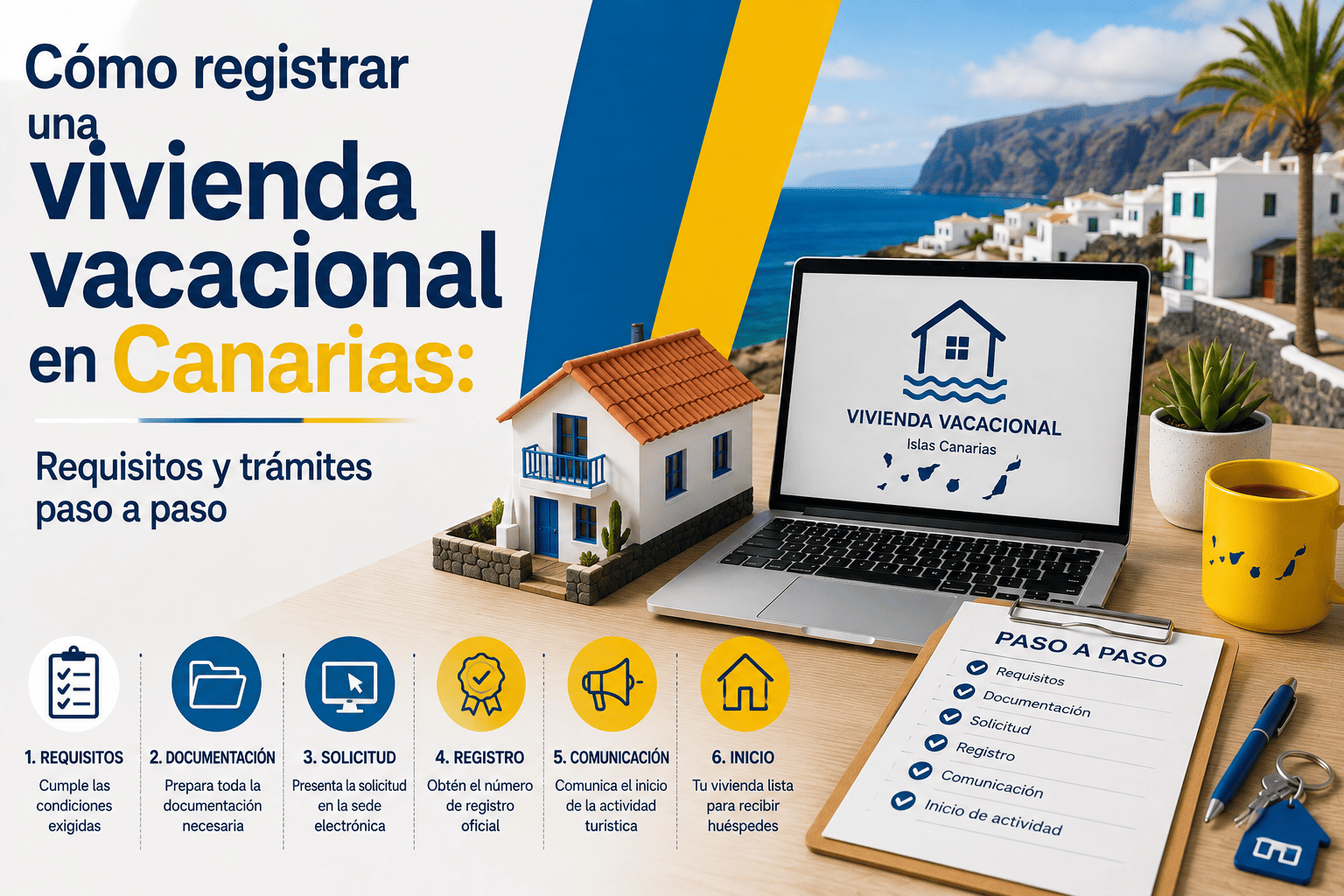Cómo registrar una vivienda vacacional en Canarias