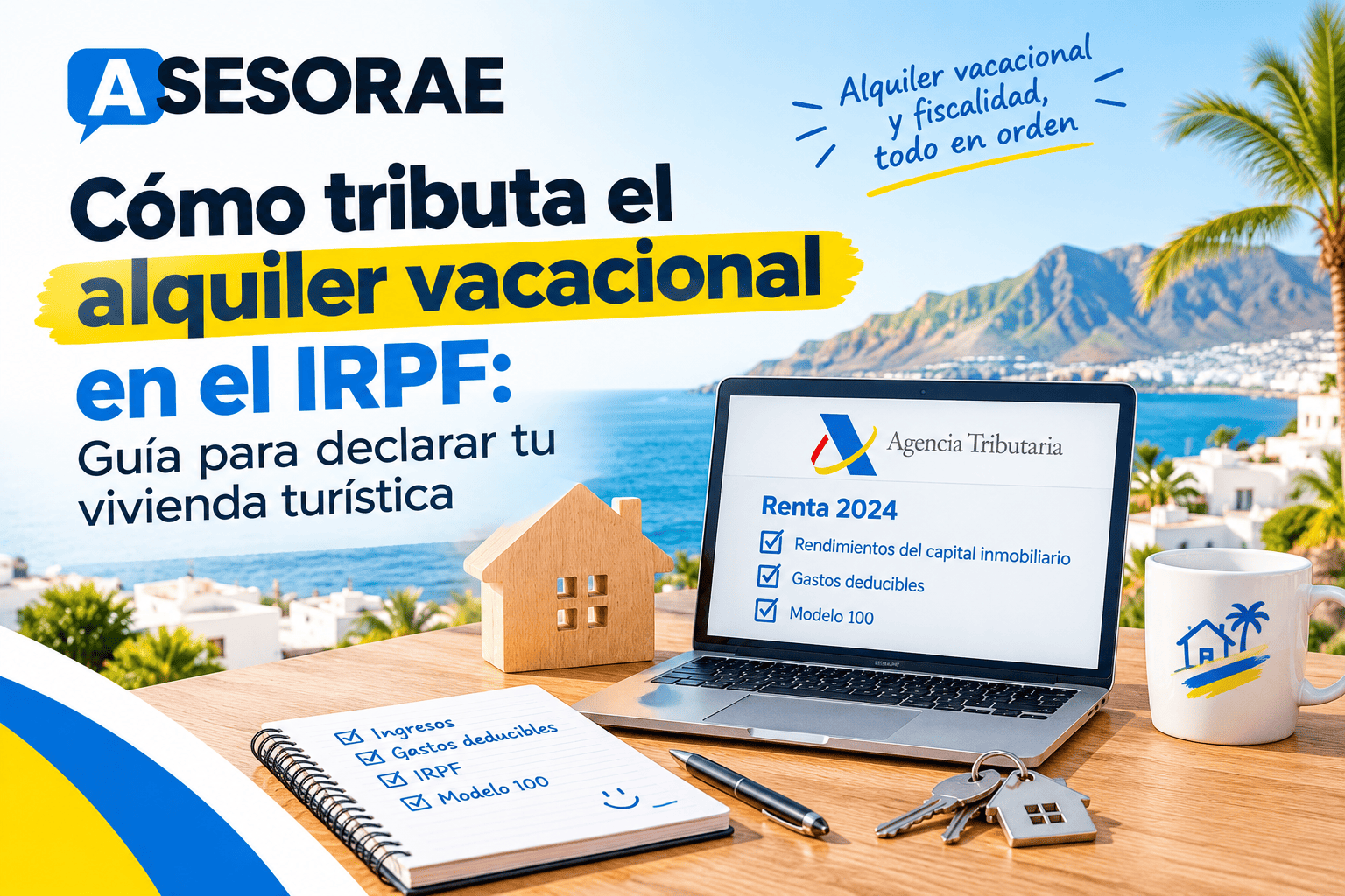 Cómo tributa el alquiler vacacional en el IRPF