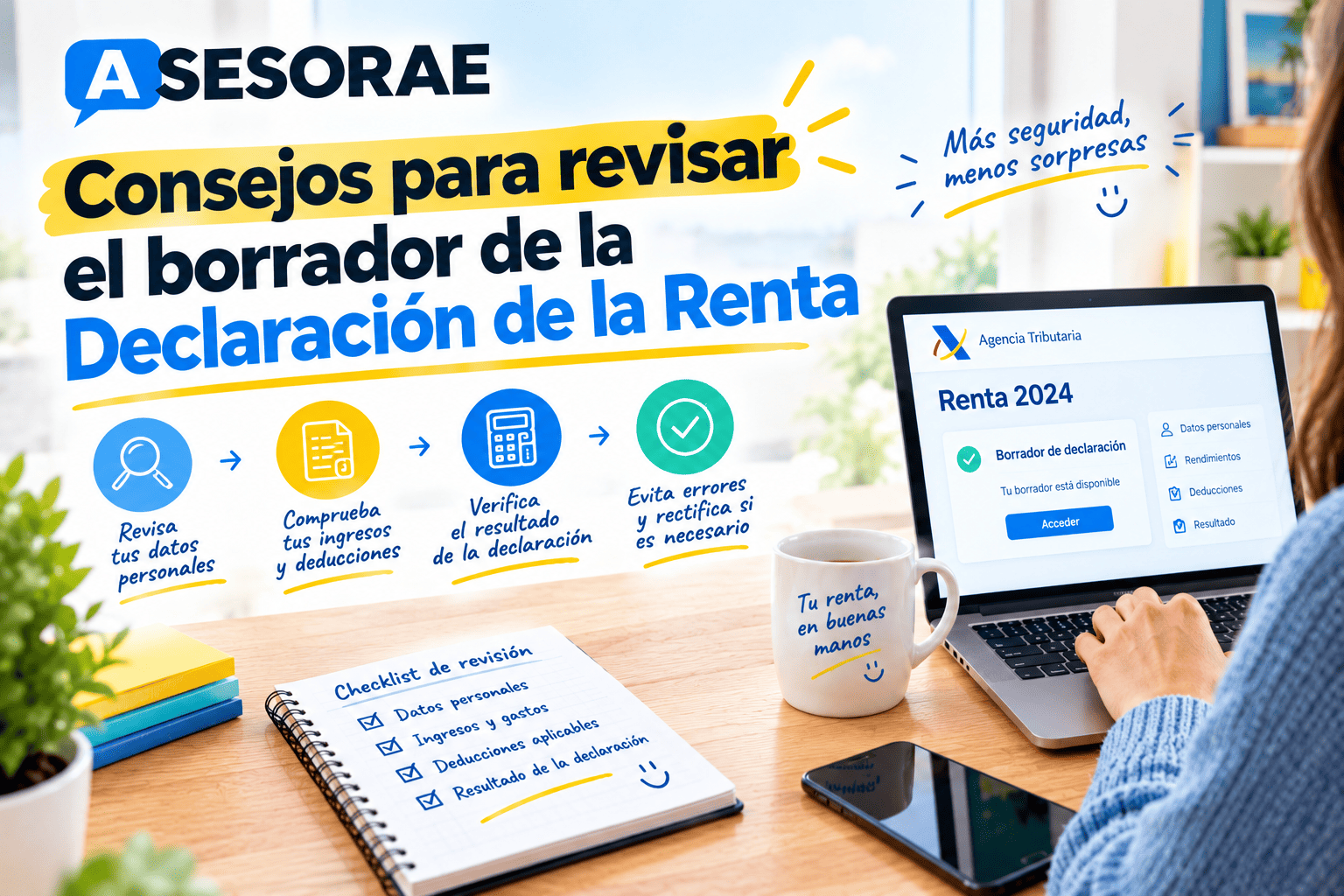 Consejos borrador declaración renta
