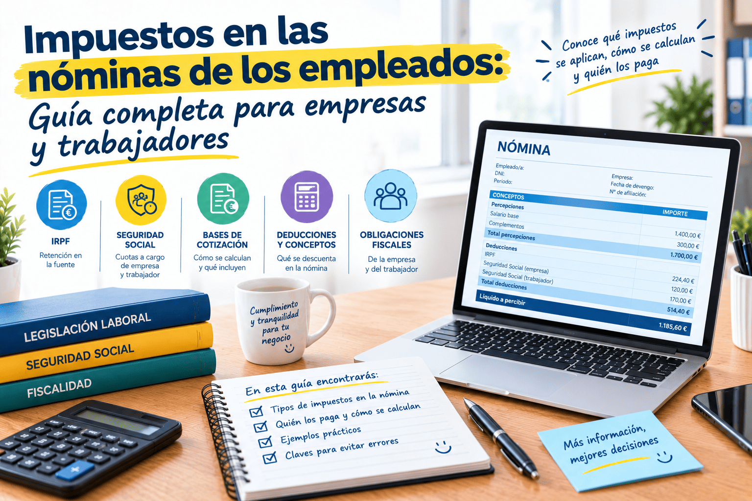 Impuestos nóminas empleados