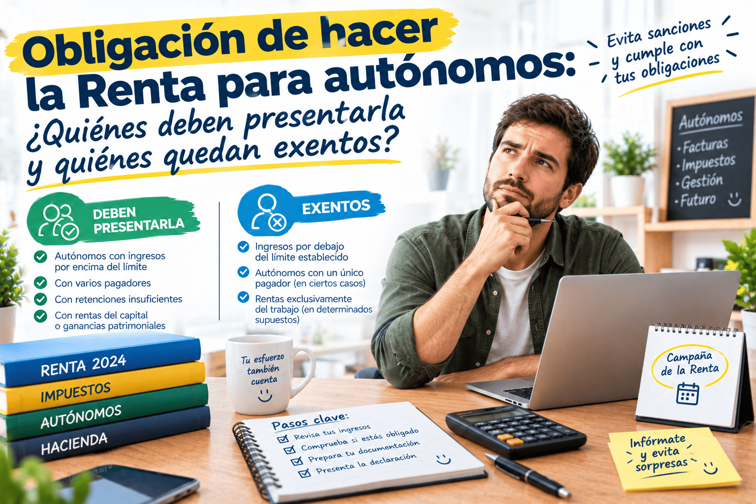 Obligación hacer Renta autónomos