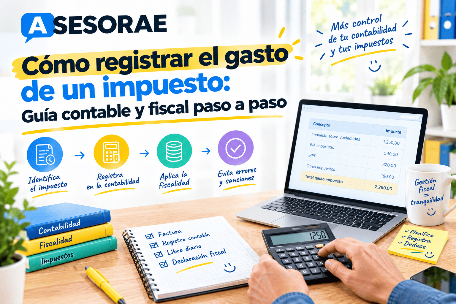 Registrar gasto impuesto