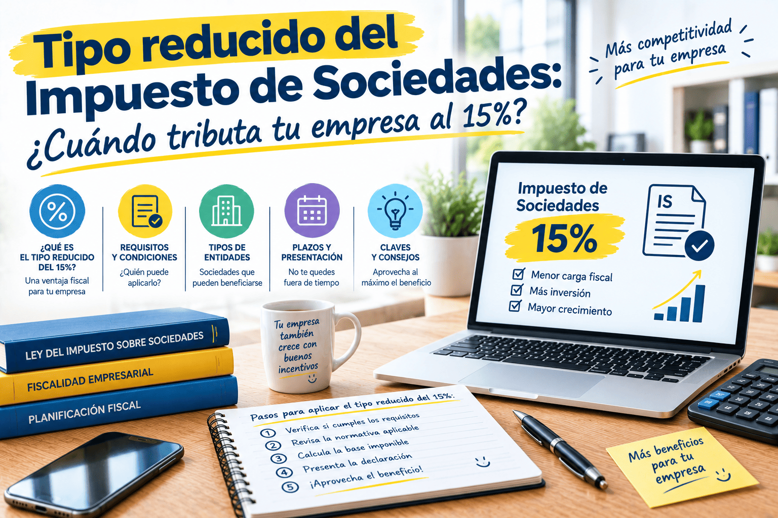 Tipo reducido Impuesto Sociedades